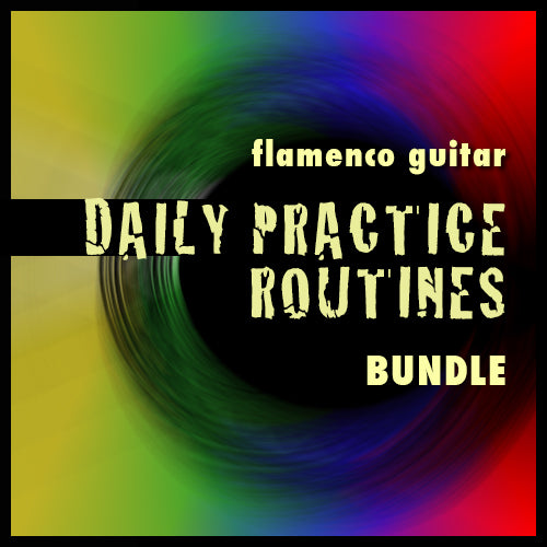 Flamenco Guitar Daily Practice Routines Bundle (videos + tabs)